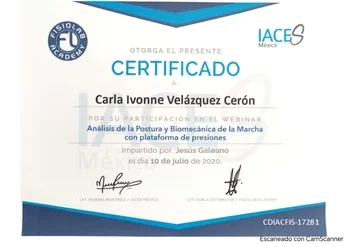 Análisis de la Postura y biomecanica de la marcha
