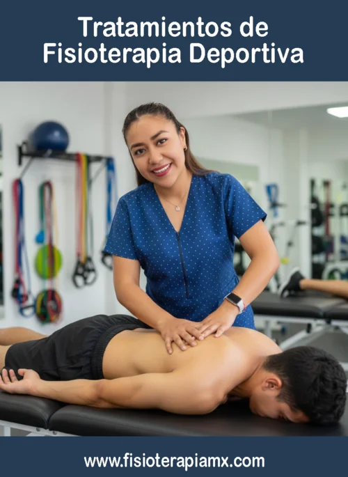 Tratamientos de fisioterapia deportiva en CDMX para lesiones musculares y articulares